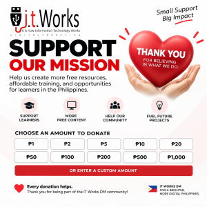 Support IT Works DM — Donation